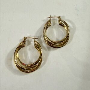Elegant Gold Hoop Earrings